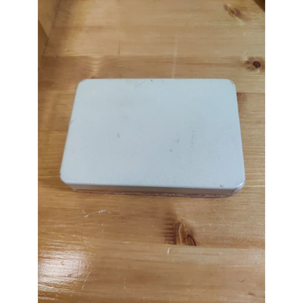 Vintage Hinged Jewelry Box With Floral Pattern ~5.5x3.5
